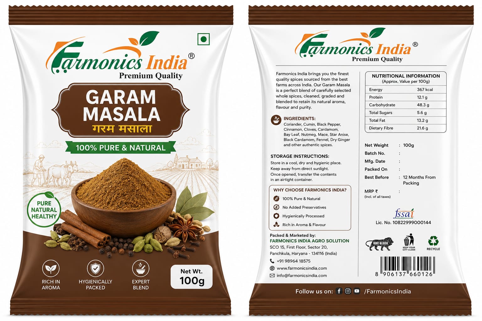 Farmonics India Garam Masala