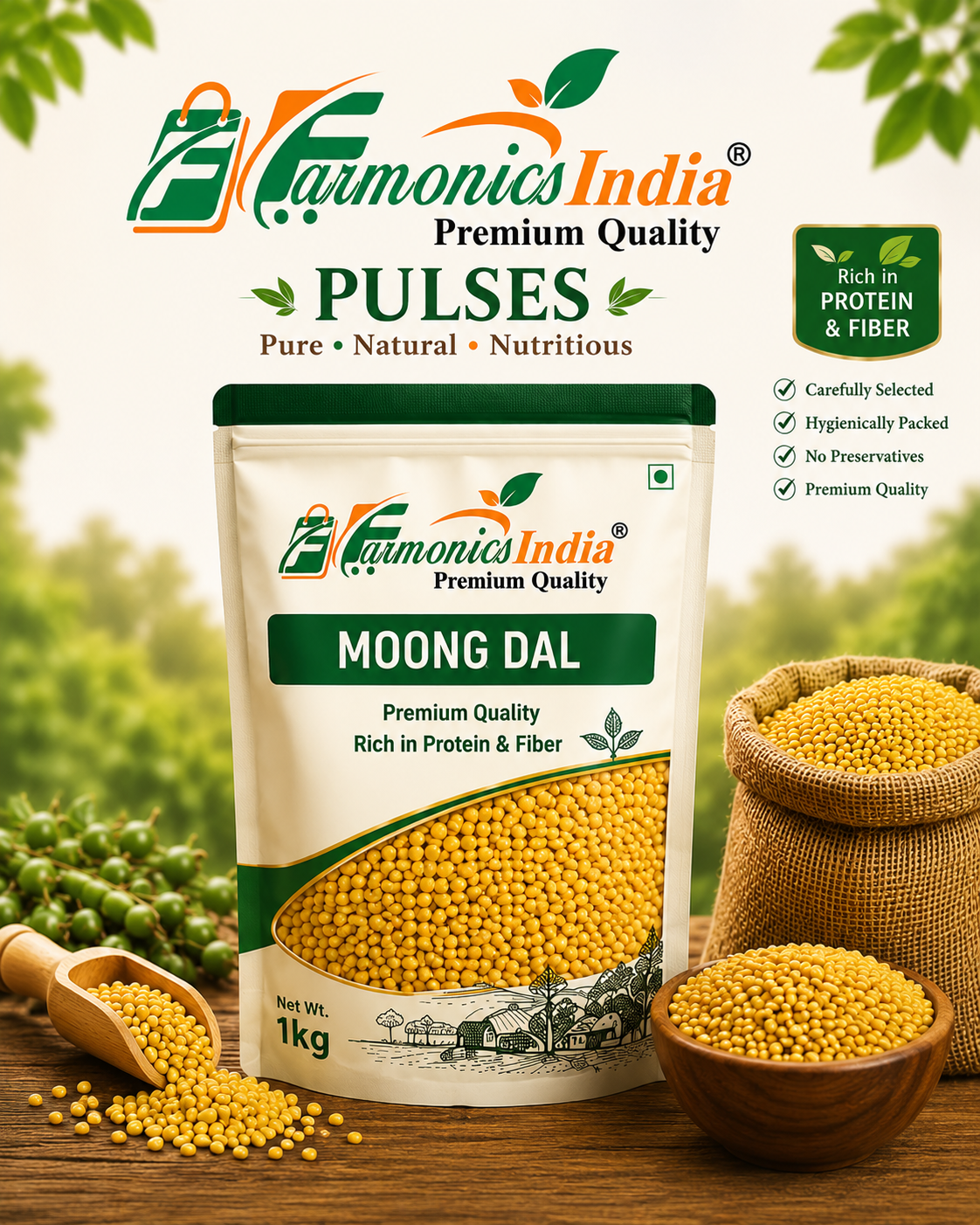 Farmonics India Moong Dal